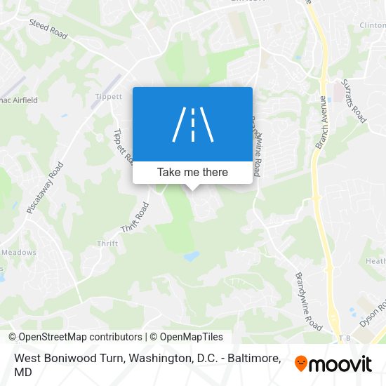 Mapa de West Boniwood Turn