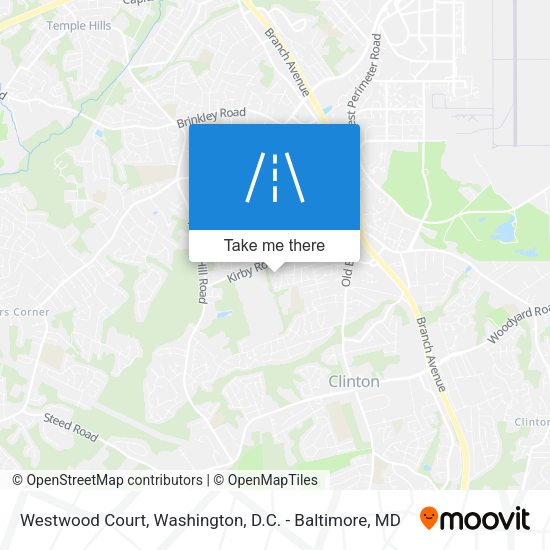 Mapa de Westwood Court