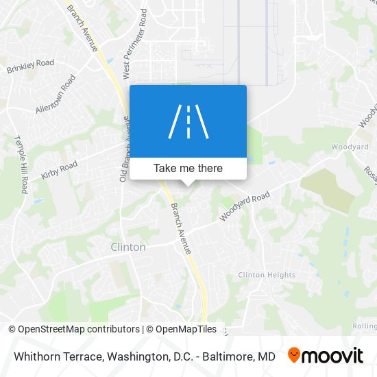 Whithorn Terrace map