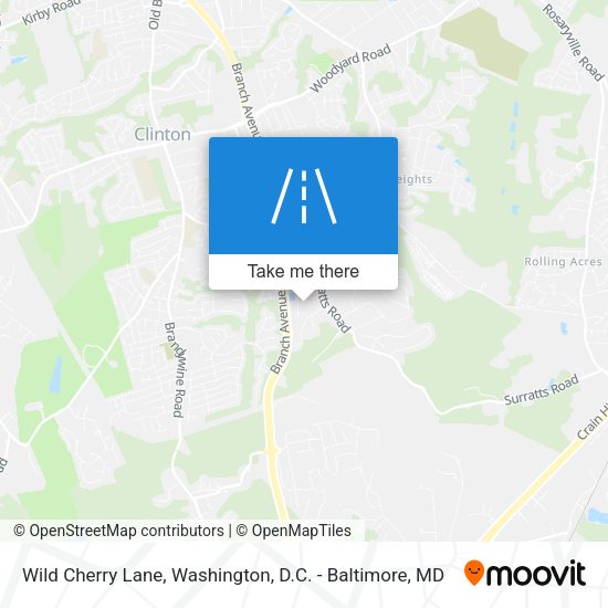 Mapa de Wild Cherry Lane