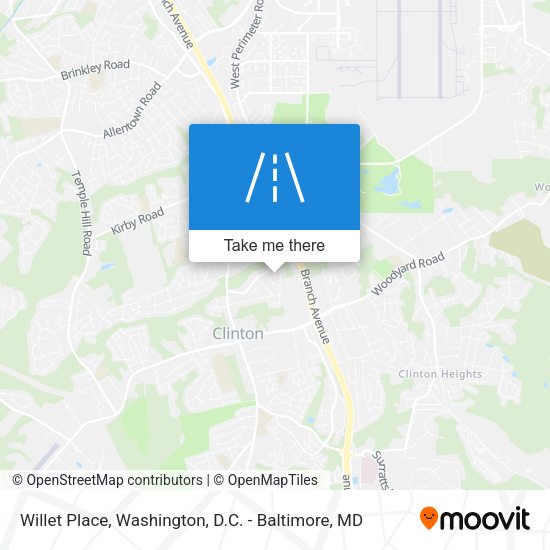 Willet Place map