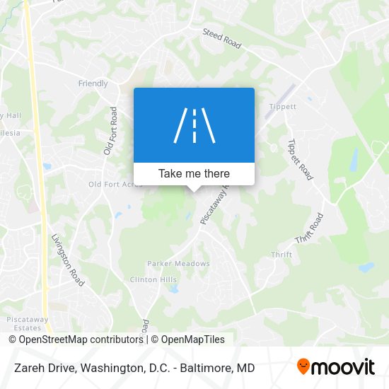 Zareh Drive map