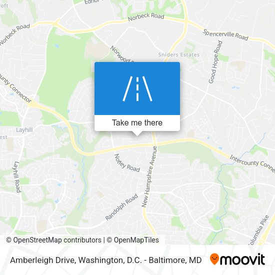 Amberleigh Drive map