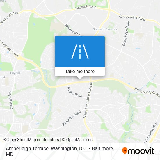Mapa de Amberleigh Terrace
