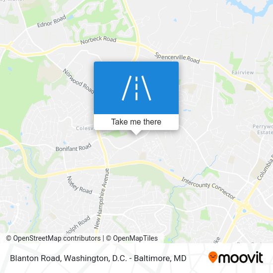 Blanton Road map