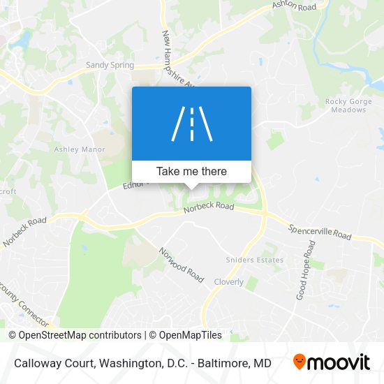 Calloway Court map