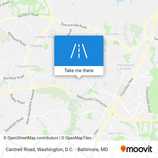 Mapa de Cantrell Road