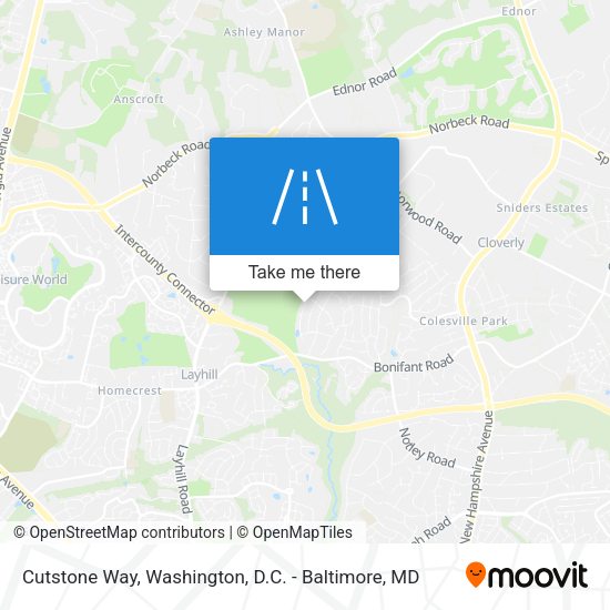 Cutstone Way map