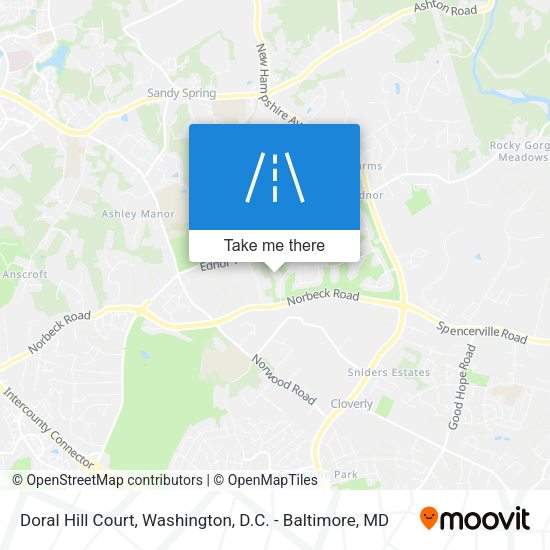 Doral Hill Court map