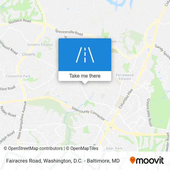 Fairacres Road map