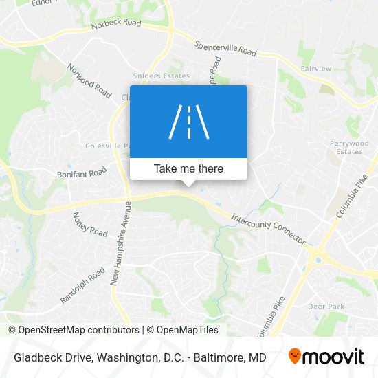 Gladbeck Drive map