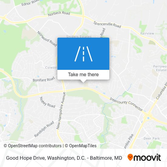 Good Hope Drive map