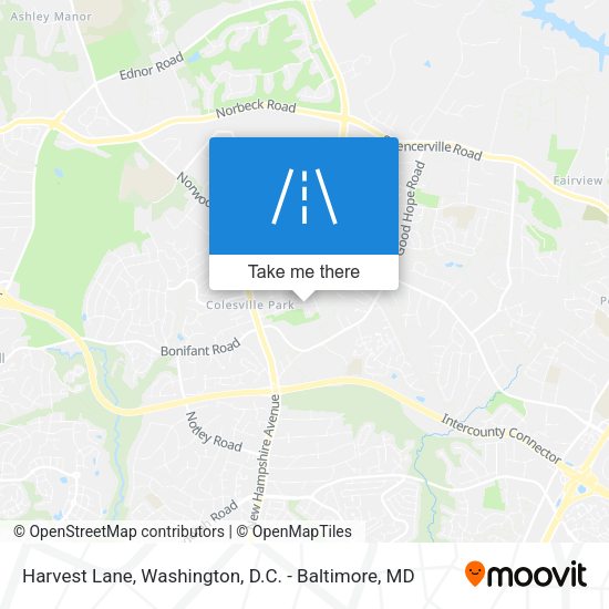 Mapa de Harvest Lane