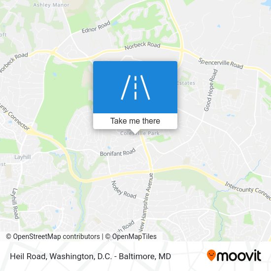 Mapa de Heil Road