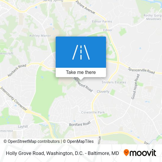 Mapa de Holly Grove Road