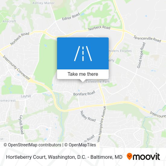 Hortleberry Court map
