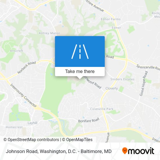 Mapa de Johnson Road