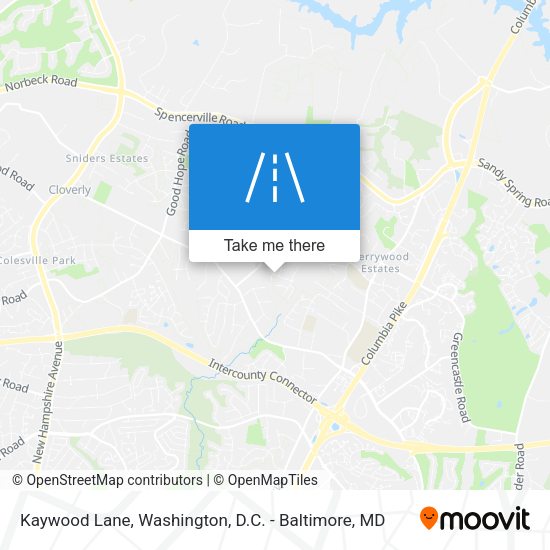 Kaywood Lane map