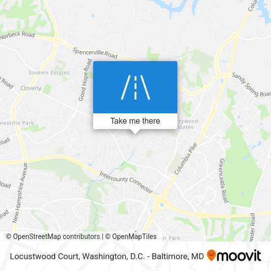 Locustwood Court map