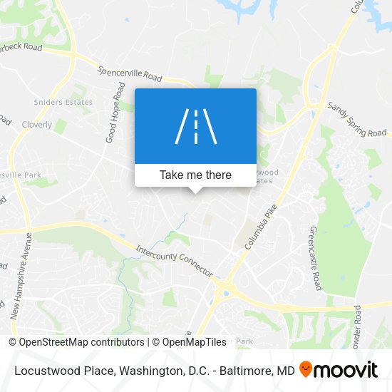 Locustwood Place map