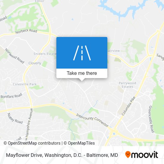 Mapa de Mayflower Drive