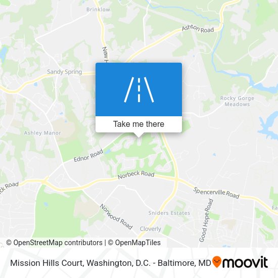 Mission Hills Court map