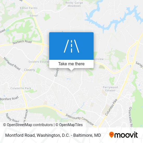 Mapa de Montford Road