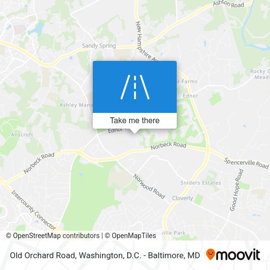 Old Orchard Road map