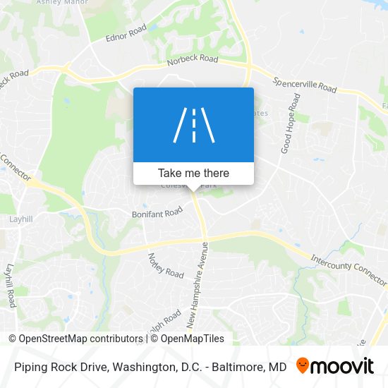 Mapa de Piping Rock Drive