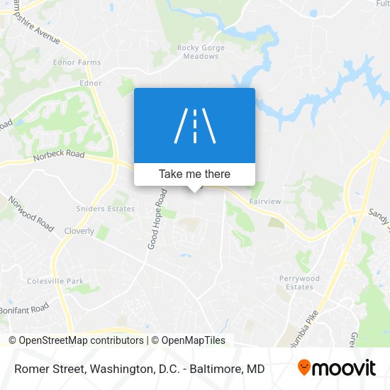 Mapa de Romer Street