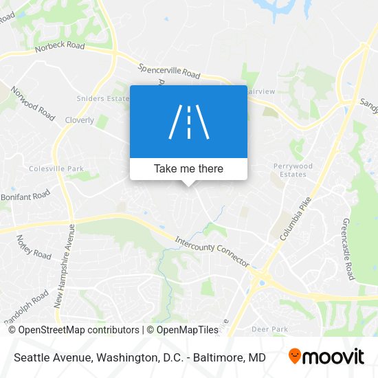 Mapa de Seattle Avenue