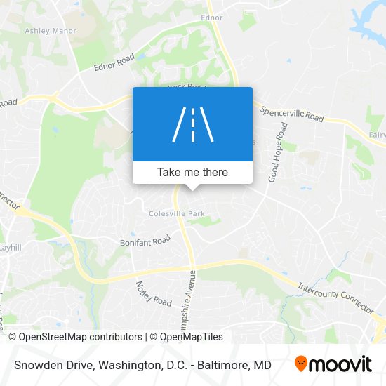 Mapa de Snowden Drive