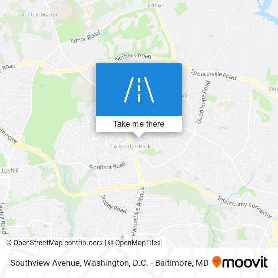 Southview Avenue map