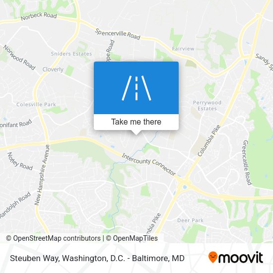Steuben Way map