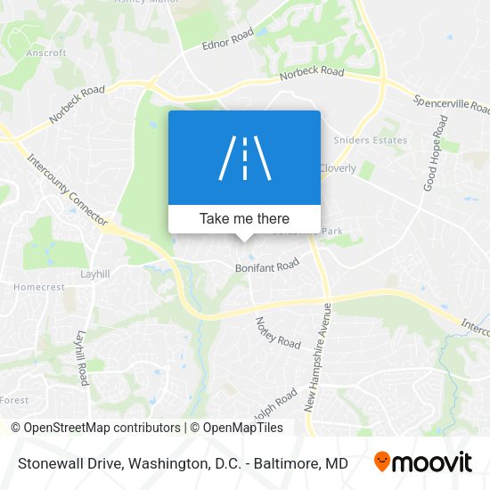 Stonewall Drive map