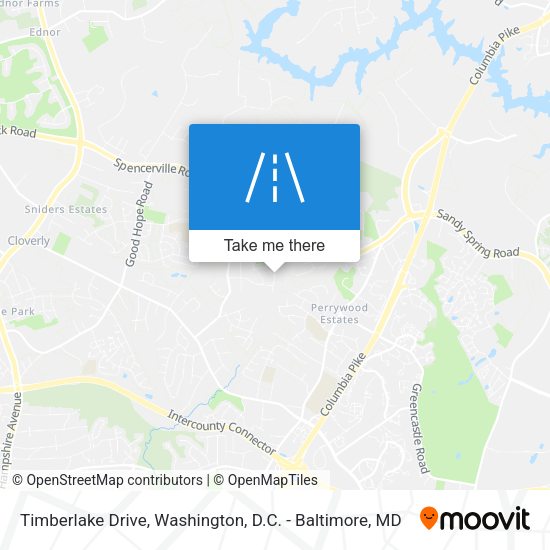 Timberlake Drive map