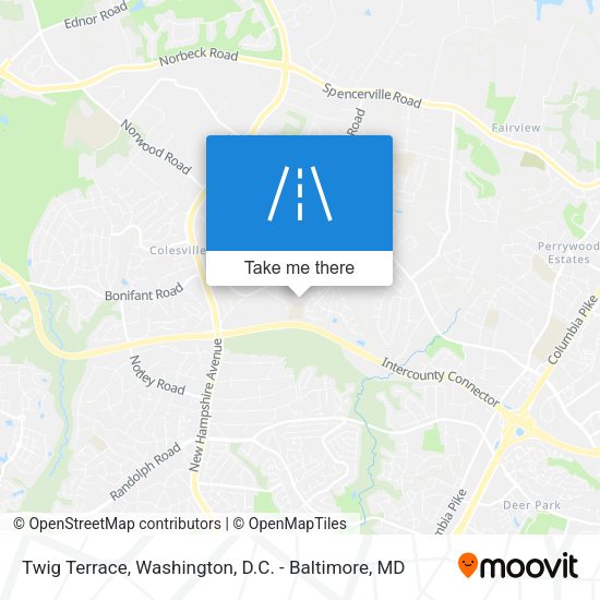 Twig Terrace map