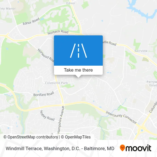 Windmill Terrace map