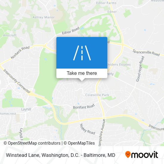 Winstead Lane map