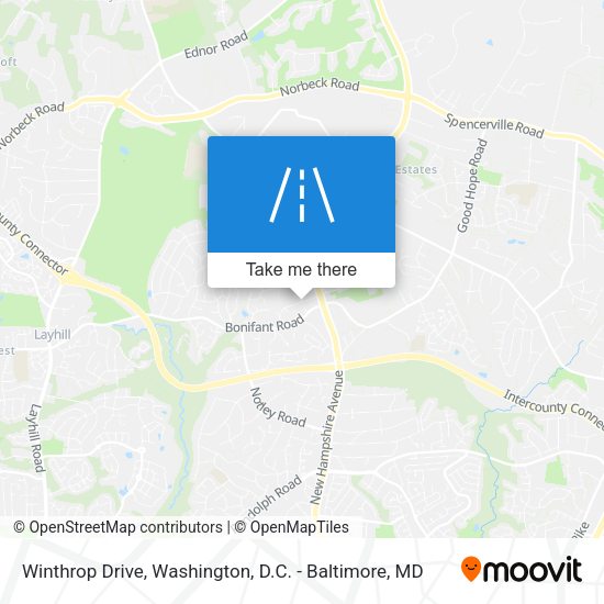 Mapa de Winthrop Drive