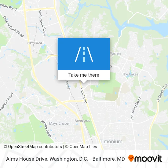 Alms House Drive map