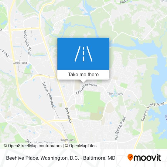 Beehive Place map