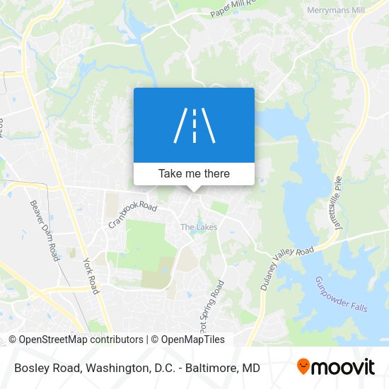 Mapa de Bosley Road