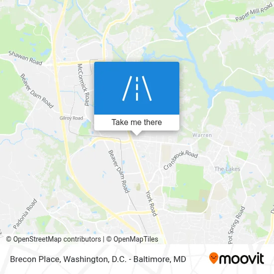 Brecon Place map