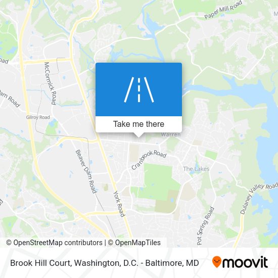 Brook Hill Court map