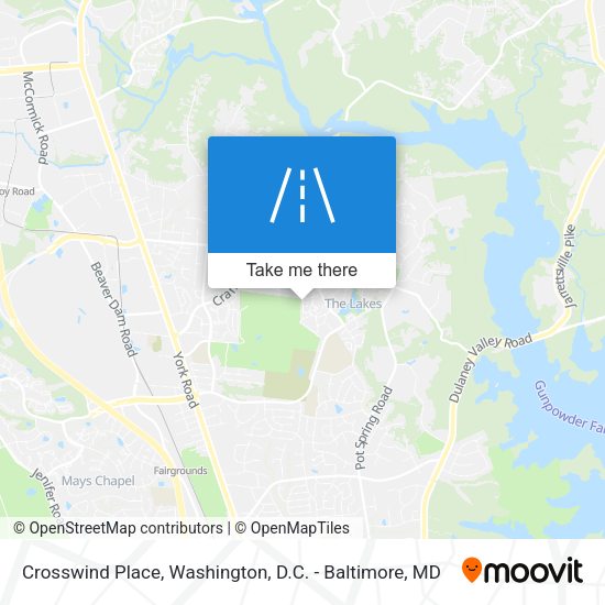 Mapa de Crosswind Place