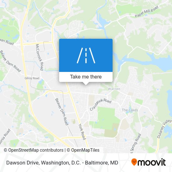 Dawson Drive map
