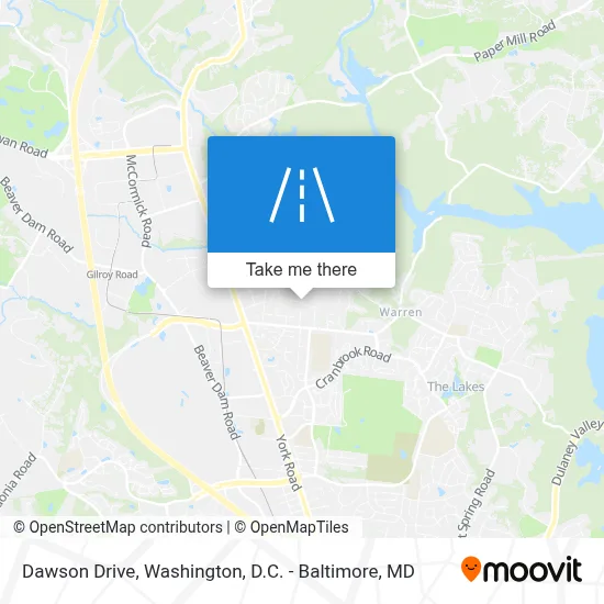 Dawson Drive map