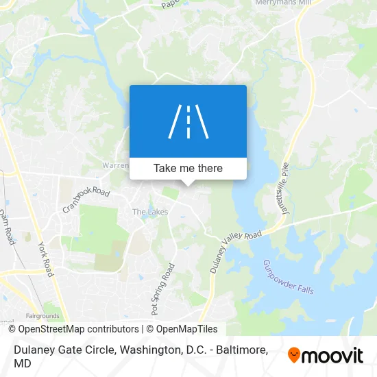 Dulaney Gate Circle map