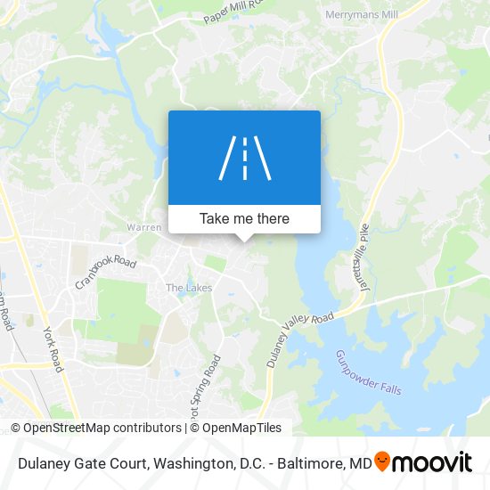 Mapa de Dulaney Gate Court